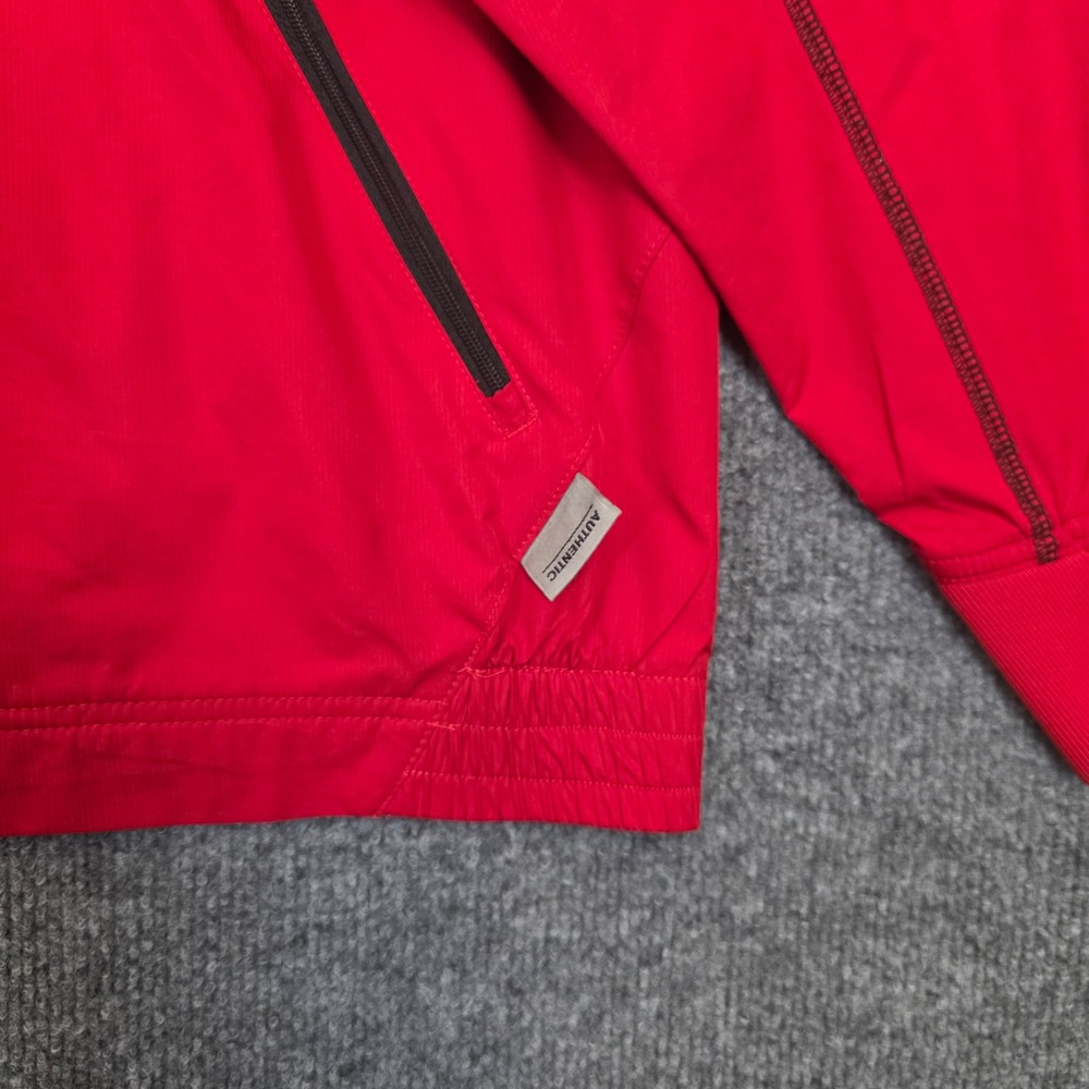 Nike Quarter Zip Windbreaker Men Medium Red Georgia Bulldogs UGA FITSTORM Jacket - Picture 7 of 13